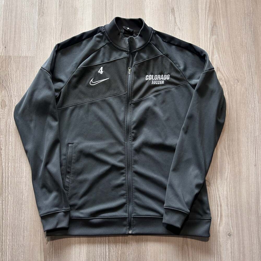 Women's Nike Colorado CU Buffs Buffaloes Soccer Zip Up Sweatshirt Jacket Sz L